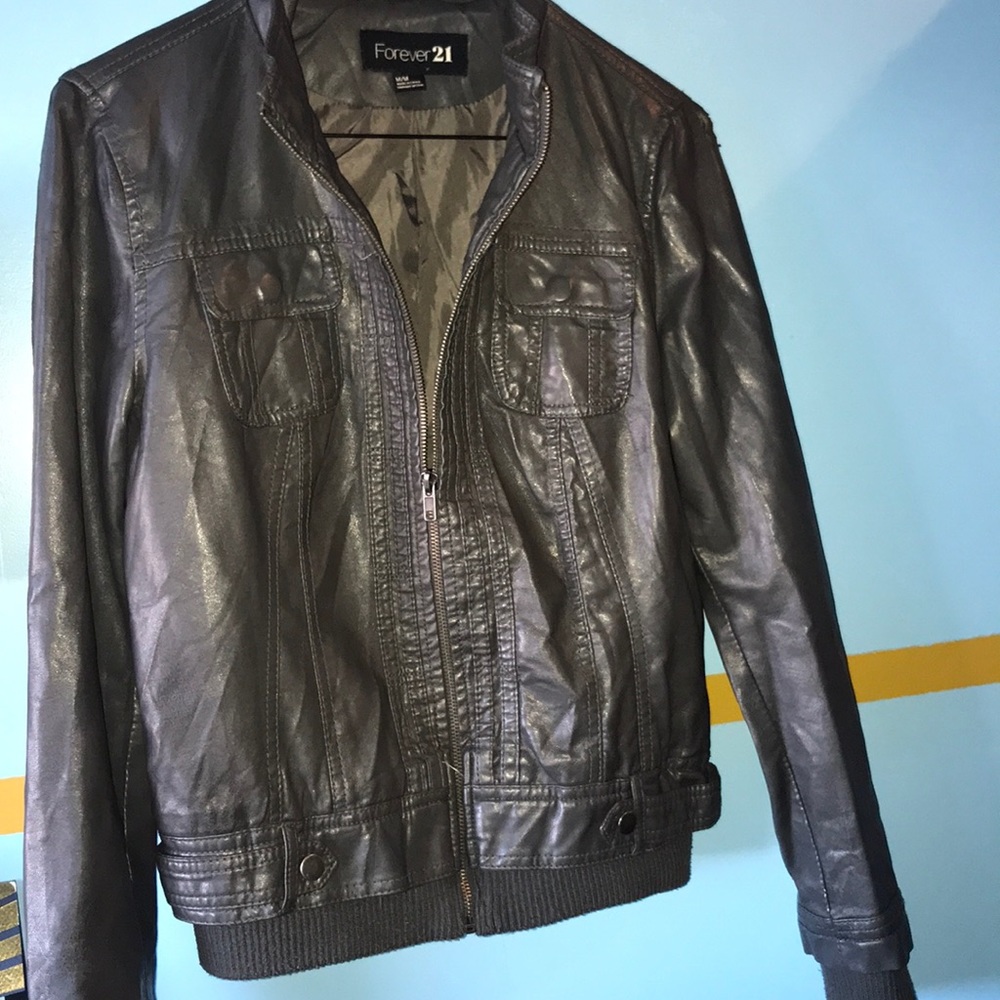 Leather jacket